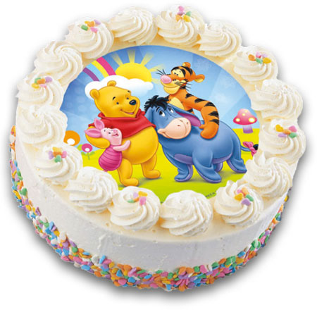 سفره آرایی/ نمونه هایی زیبا از نقاشی روی کیک تولد