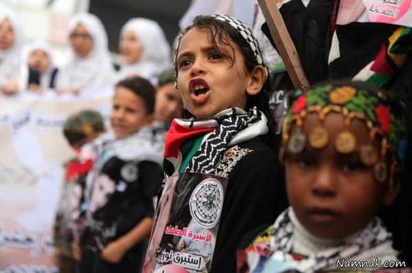 دختر فلسطینی در تظاهرات ، تصاویر ، تصویر روز