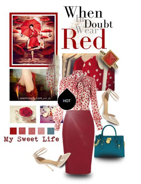 ست کردن لباس شب به رنگ قرمز به سبک پنه لوپه کروز Penelope Cruz - ست شماره 7