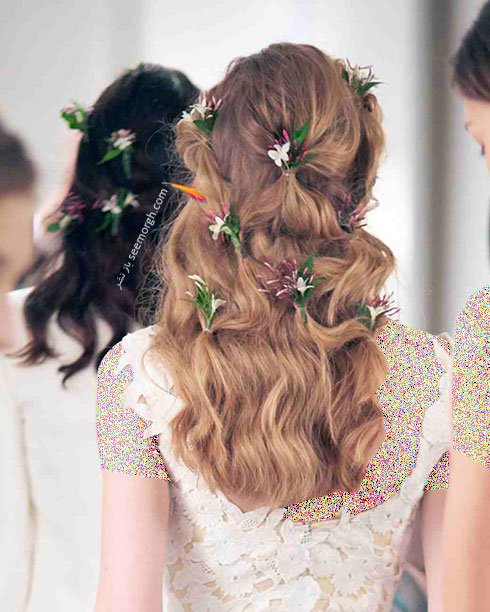 مدل موی عروس برای بهار 2016 به پیشنهاد مارتا استوارت marthastewart - مدل شماره 1