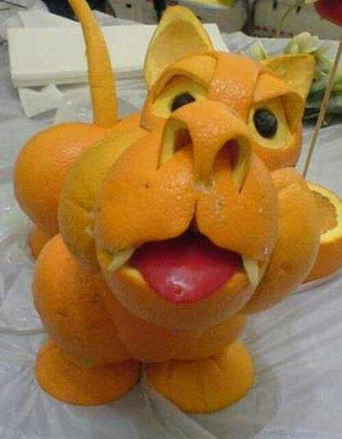 اینم خلاقیت با پرتقال