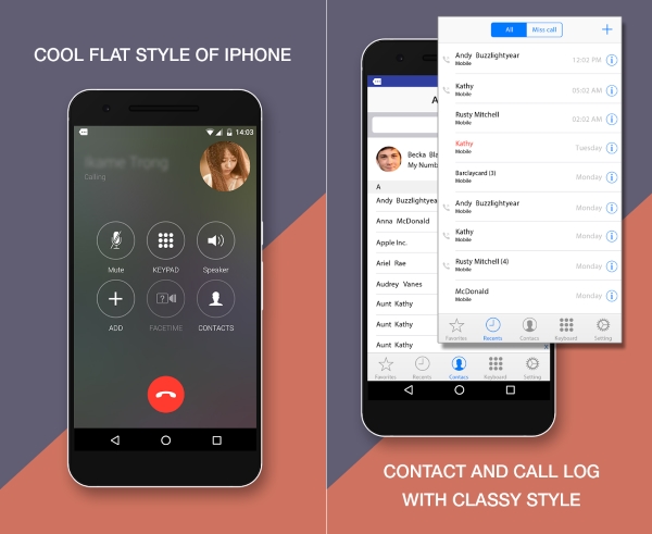 معرفی اپ Contact Style of iOS 9؛ شبیه ساز منوی مخاطبین iOS برای گجت های اندروید