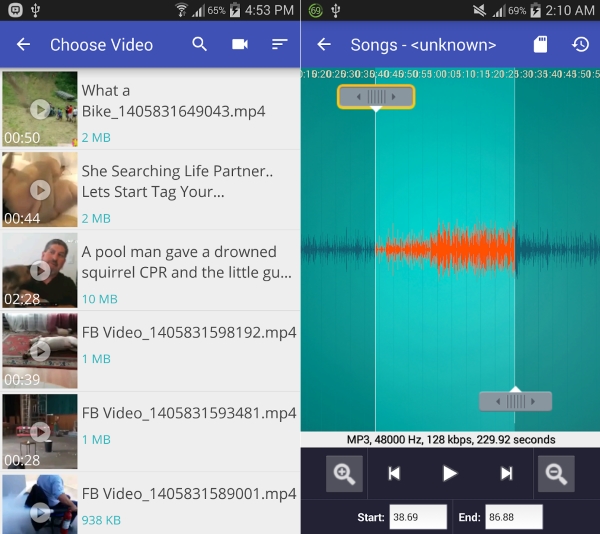 استخراج صدا از فایل های ویدئویی با اپلیکیشن Video to MP3 Converter