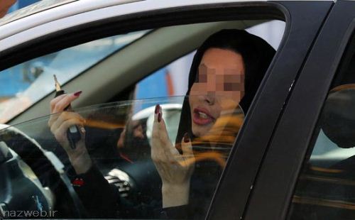 عکس های جنجالی برخورد با کشف حجاب در خودروها !