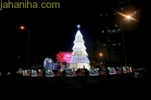 عکس‌های زیباترین درختان کریسمس از سراسر دنیا,درخت کریسمس