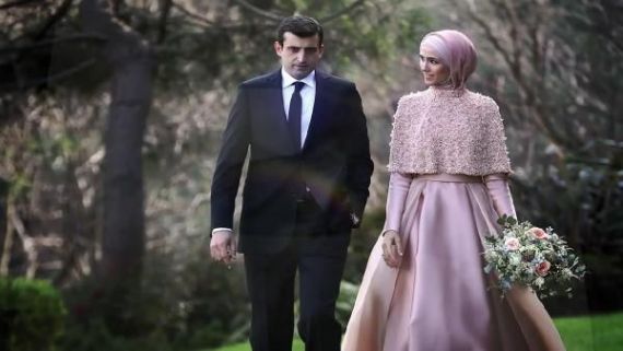 مراسم ازدواج دختر اردوغان در استانبول/ داووداغلو شاهد عقد بود+ تصاویر