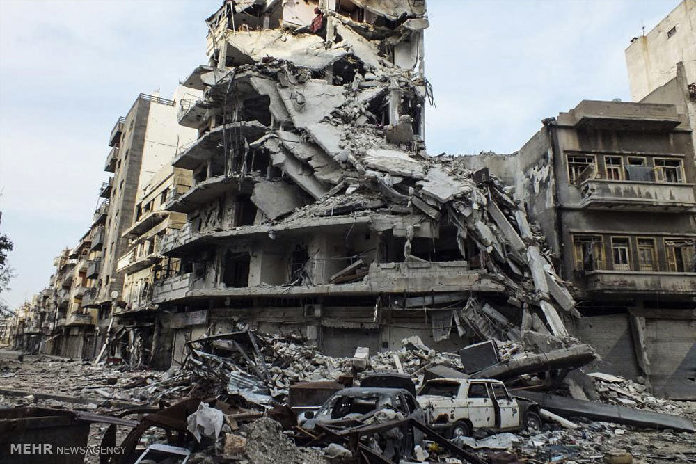 عکس/ ویرانه های جنگ سوریه‎