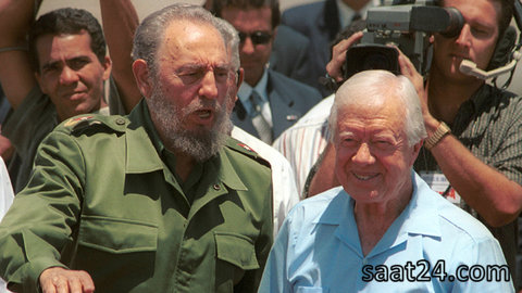 جیمی کارتر در کوبا