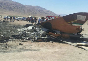 سقوط جنگنده F7 در حوالی شهرستان نائین