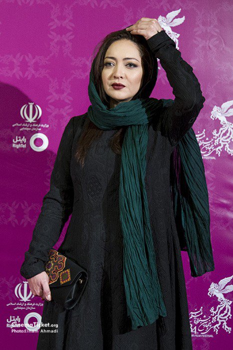 مدل نیکی کریمی در سی و چهارمین جشنواره فیلم فجر