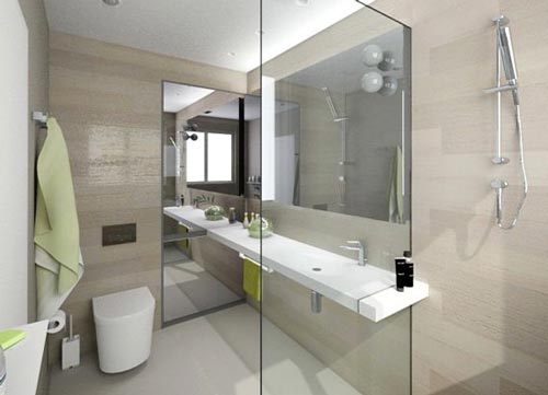 طراحی مدرن دکوراسیون حمام و روشویی (عکس)