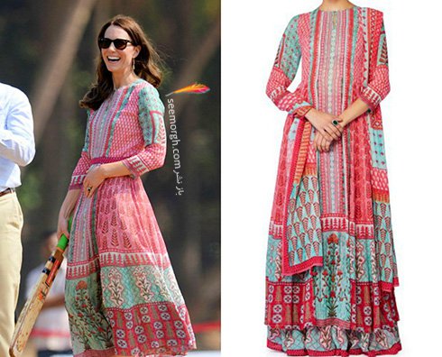مدل لباس کیت میدلتون Kate Middleton در هندوستان - عکس شماره 3