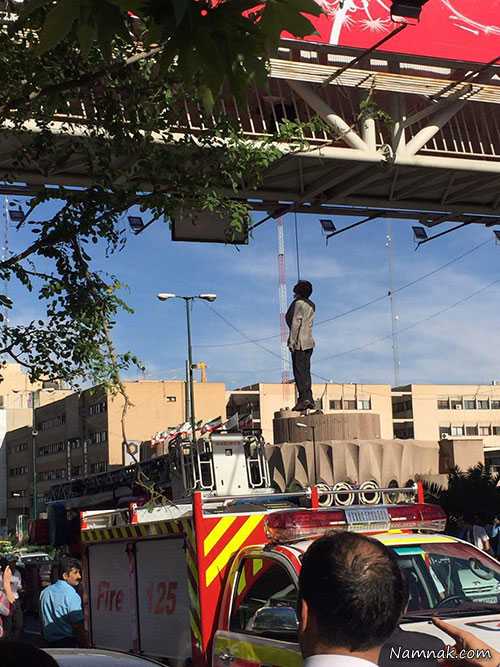 خودکشی در خیابان میرداماد ، میرداماد تهران ، حوادث