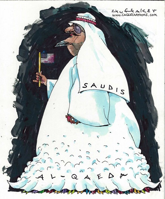 کاریکاتور/ چهره واقعی آل سعود!