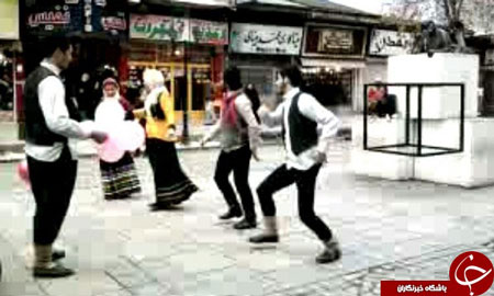 بازداشت رقصنده های خیابانی در رشت
