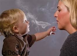 کودک/ گرفتاری نوزادان با مادران سیگاری