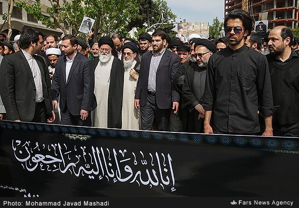 تشییع پیکر آیت‌الله موسوی نژاد در مشهد