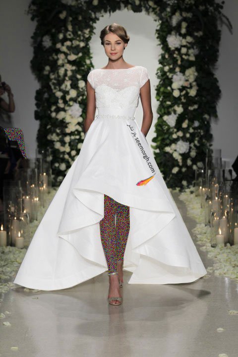 لباس عروس کوتاه در هفته مد لندن - مدل شماره 4