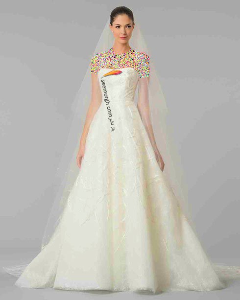 مدل لباس عروس به پیشنهاد کارولینا هرا Carolins Herrera - مدل شماره 5