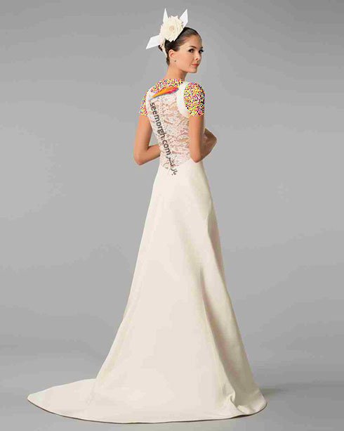 مدل لباس عروس به پیشنهاد کارولینا هرا Carolins Herrera - مدل شماره 4