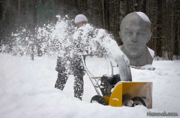 برف روبی در روسیه ، تصاویر ، تصویر روز