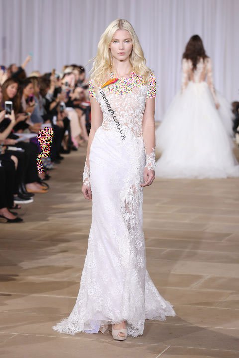 لباس عروس بلند در هفته مد لندن - مدل شماره 3