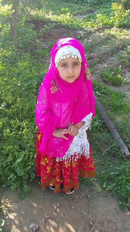 دختر عرب با لباس بختیاری