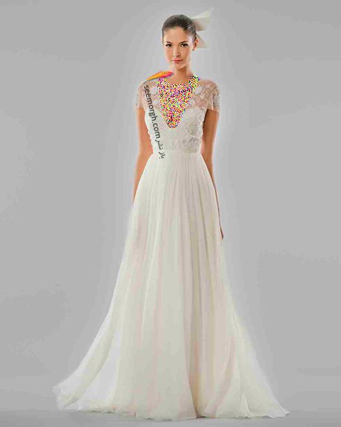 مدل لباس عروس به پیشنهاد کارولینا هرا Carolins Herrera - مدل شماره 10