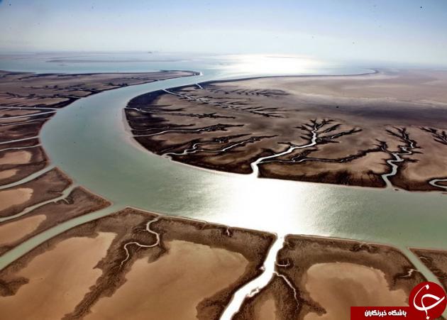 نمایی زیبا ازپر آب ترین وبزرگ ترین رودخانه ایران