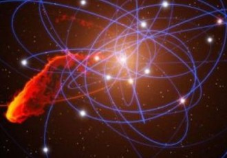 مشاهده بلعیده‌شدن یک ابر گازی توسط سیاهچاله