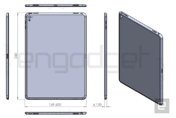 انتشار رندر جدیدی از iPad Air 3 که نشان می دهد نسخه کوچک تری از آیپد پرو است