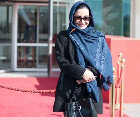مدل لباس مریلا زارعی در ششمین روز سی و چهارمین جشنواره فیلم فجر