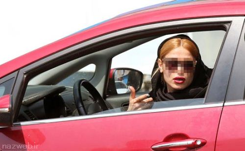 عکس های جنجالی برخورد با کشف حجاب در خودروها ! عکس