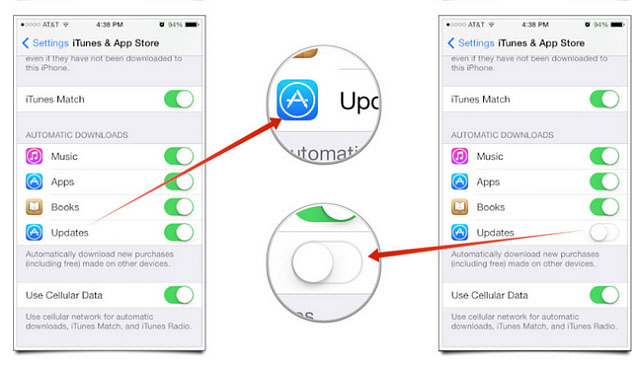 آی تی آموزی/ جلوگیری از آپدیت اتوماتیک اپلیکیشن‌ها در iOS