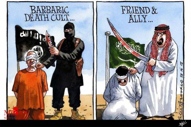 کاریکاتوری که خشم آل سعود را بر انگیخت