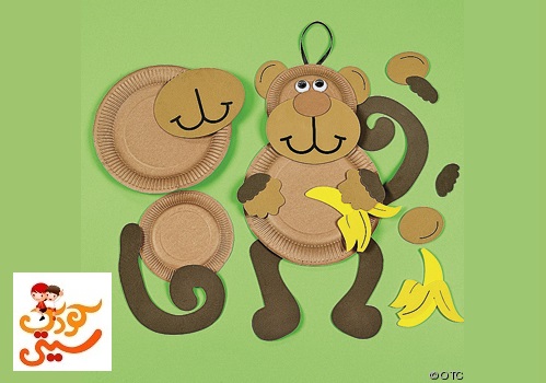کاردستی میمون برای عید