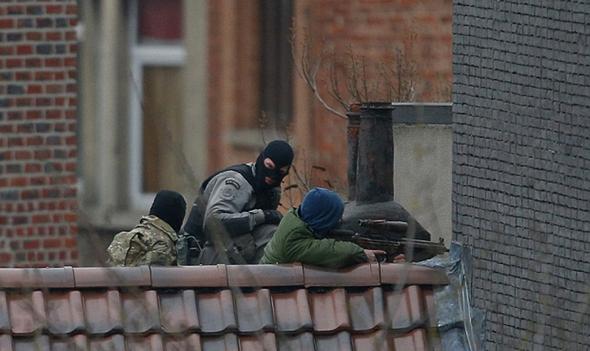 تصاویر : دستگیری تروریست ها در بلژیک