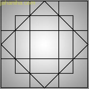 معمای تصویری تعداد مربع‌ها,معما