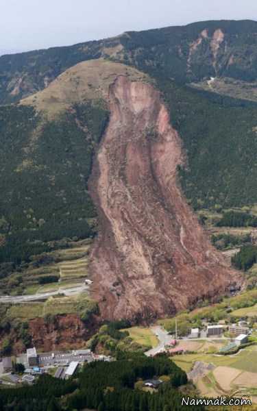 شکاف زمین بعد از زلزله ، عکس روز ، عکس روزانه