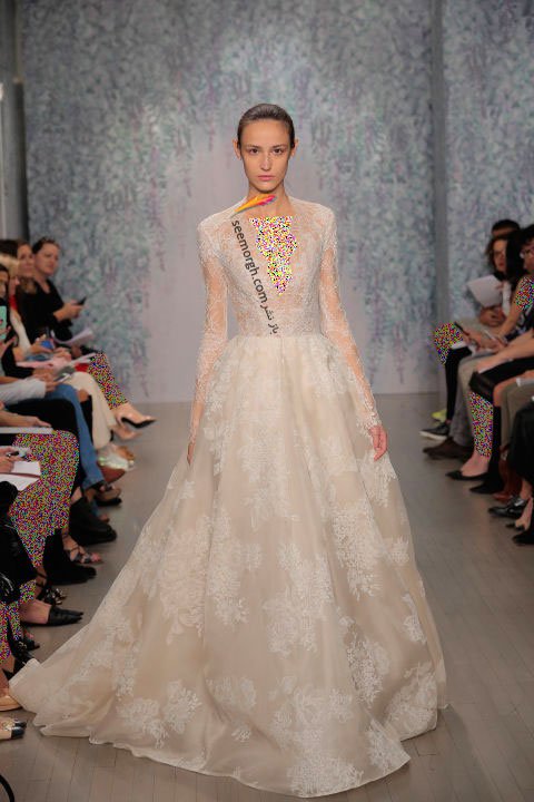 لباس عروس بلند در هفته مد لندن - مدل شماره 5