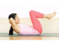 آموزش حرکت پیلاتس برای تقویت عضلات سینه و شکم