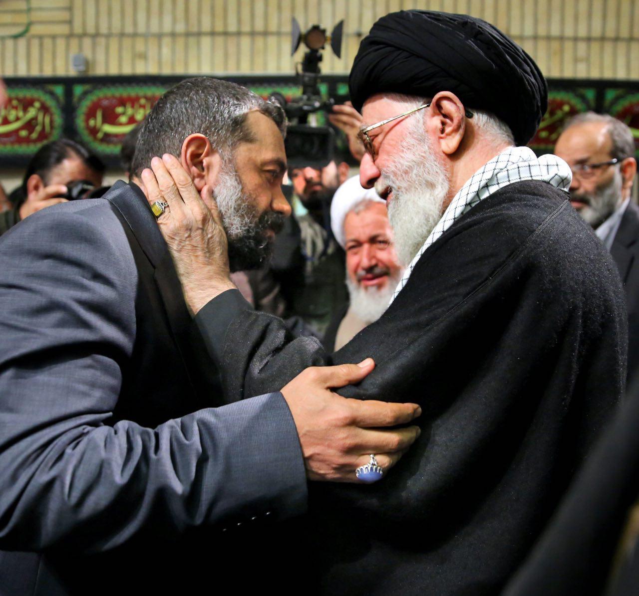 عکس/ «محمود کریمی» در کنار رهبر انقلاب