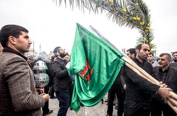 تصاویر : مراسم بدرقه خادمین اربعین حسینی