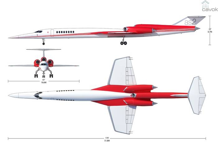 مشخصات هواپیمای فراصوت ای اس ۲