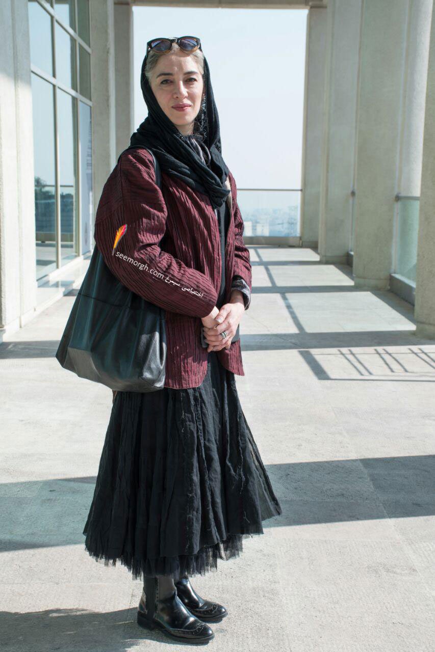 مدل لباس پانته آ پناهی ها در پنجمین روز سی و چهارمین جشنواره فیلم فجر - کاخ جشنواره فیلم فجر