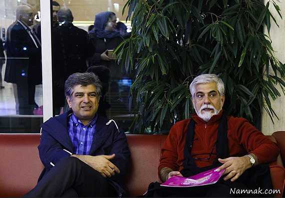 حسین پاکدل  ، ساعد سهیلی و همسرش ، گلوریا هاردی در جشنواره فجر