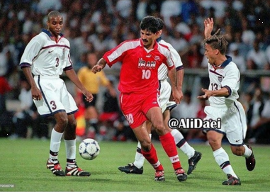 عکس خاطره انگیز از علی دایی در جام جهانی 1998