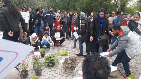 جنجال دستگیری هدیه تهرانی بخاطر تجمع بی مجوز (عکس)