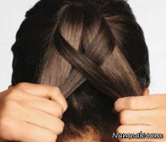 آموزش بافت مو ها به شکل تیغ ماهی ، بافتن ، مساوی