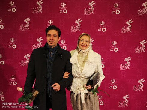 مدل کتایون ریاحی در سی و چهارمین جشنواره فیلم فجر